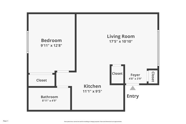 1 Bedroom L23 floor plan